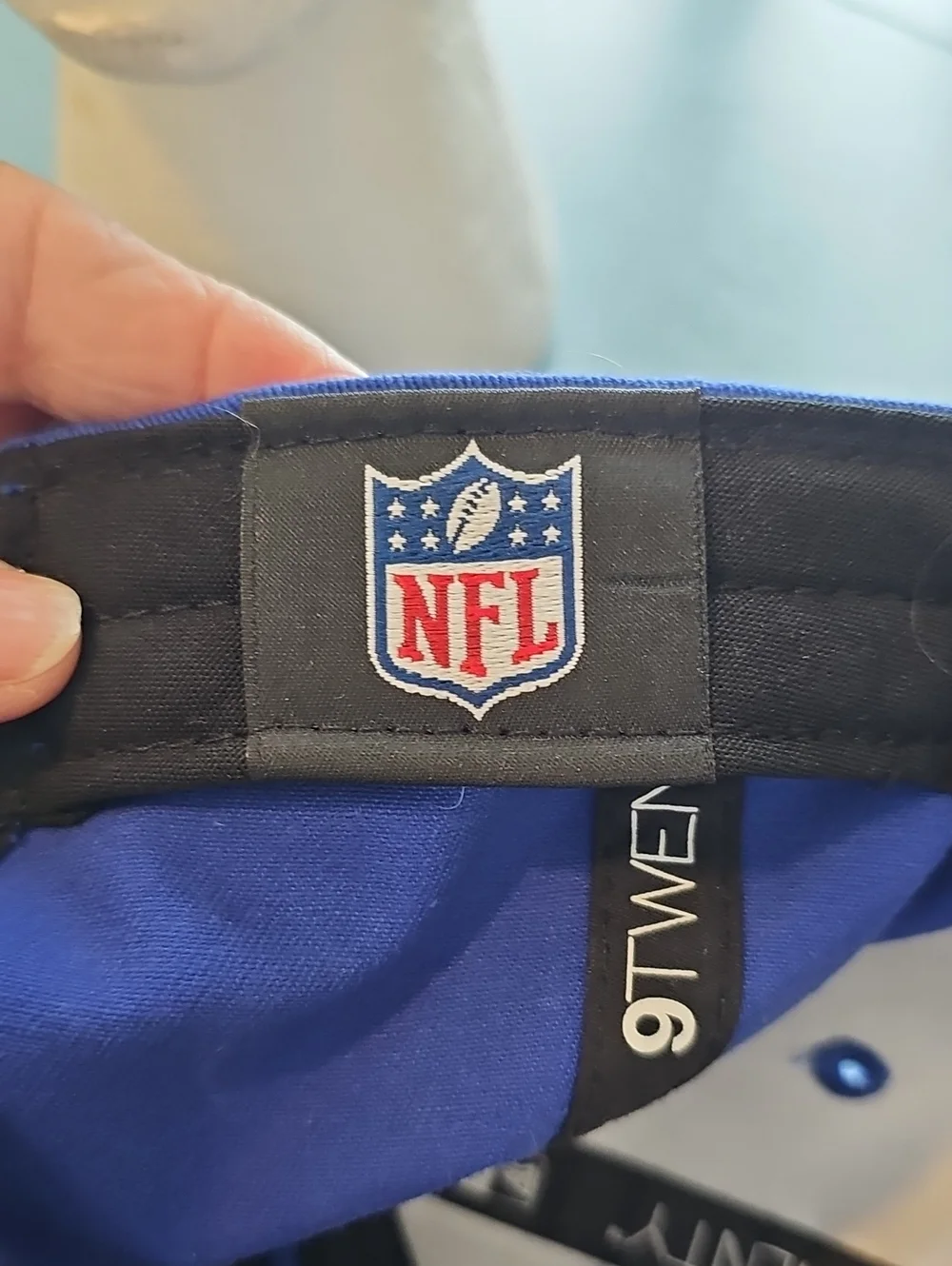 New Era 9TWENTY Buffalo‎ Bills Hat Mens OSFM Blue NFL Football Fan Size OSFM